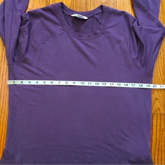 Athleta Mindset  Pullover Long Sleeve Modal Blend Maroon Athleisure Sweatshirt - Picture 11 of 16